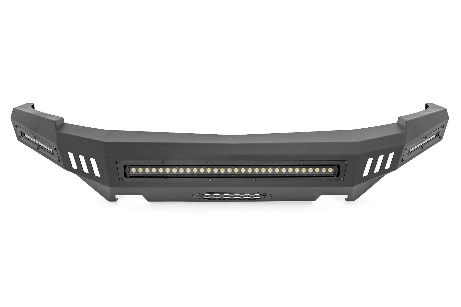 Rough Country Front High Clearance Bumper BLK LEDs Chevy Silverado 1500 2WD/4WD (07-13)