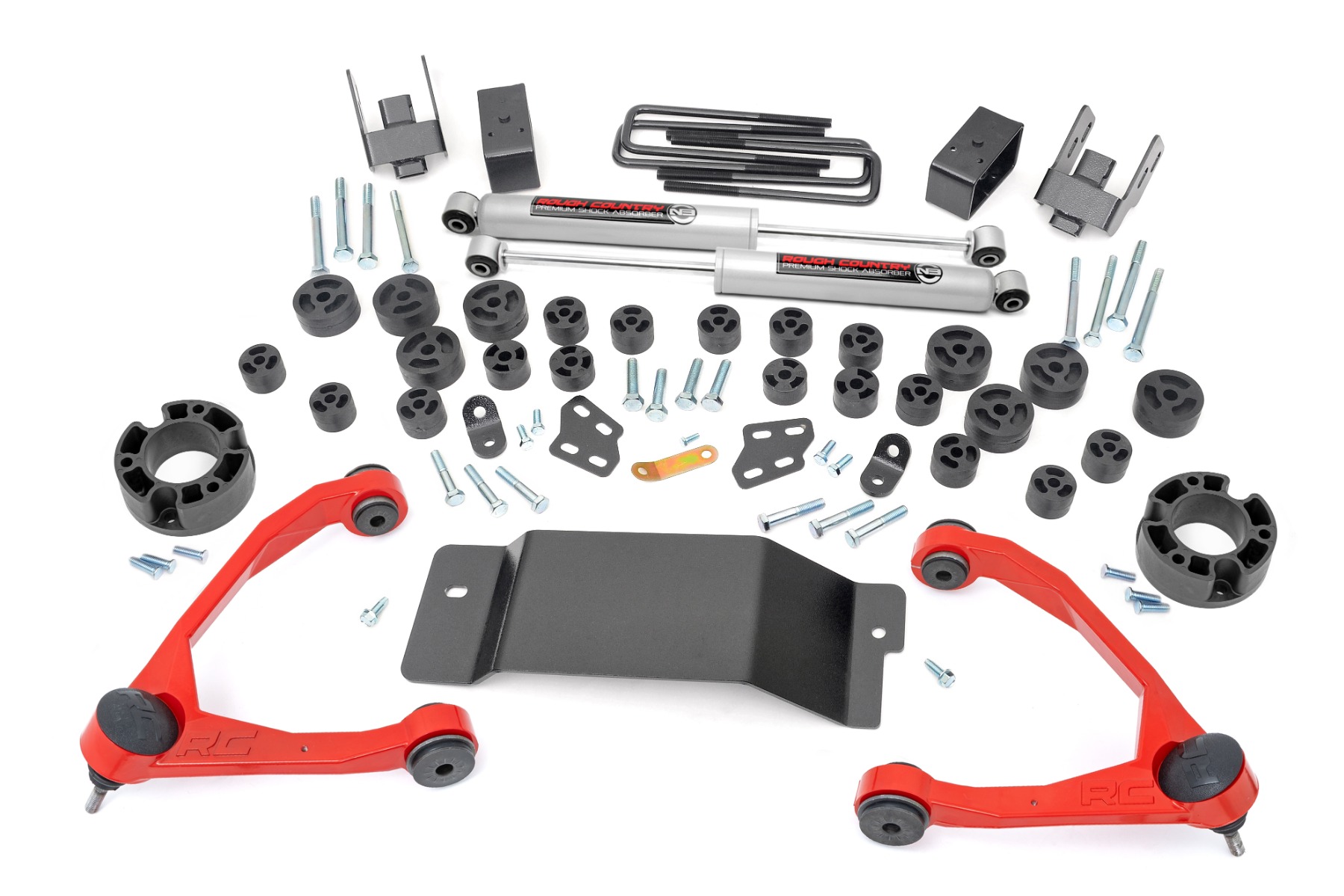 Rough Country 4.75 Inch Lift Kit Combo Chevy/GMC 1500 4WD (07-13)