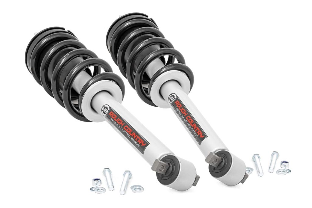 Rough Country Loaded Strut Pair 7.5 Inch Chevy/GMC 1500 Truck & SUV (07-14)
