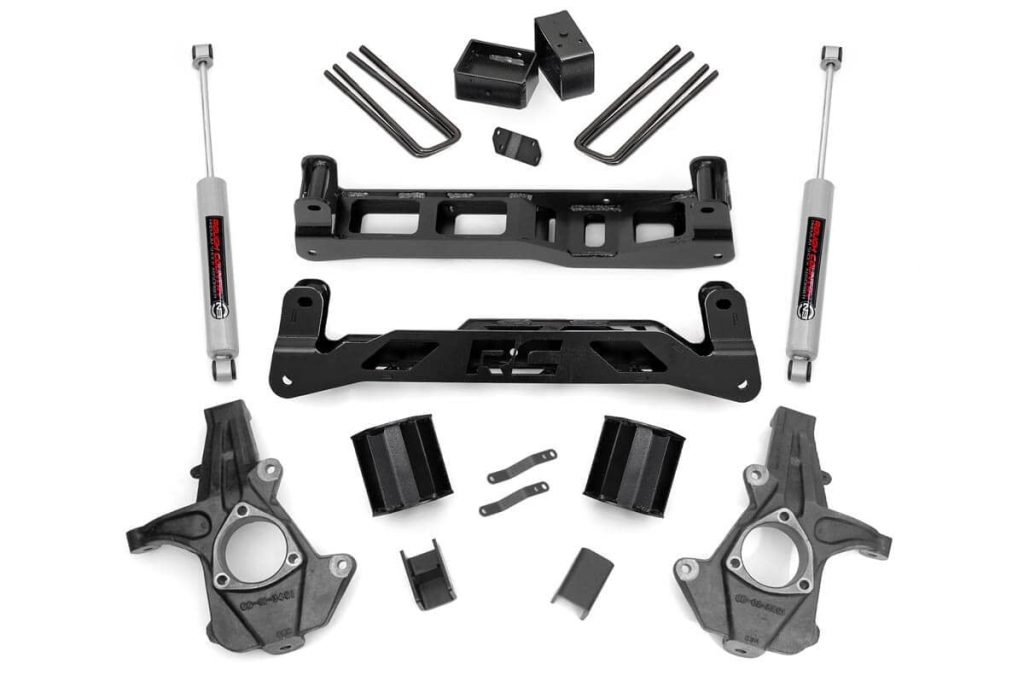 Rough Country 5 Inch Lift Kit Chevy Silverado & GMC Sierra 1500 2WD (2007-2013)