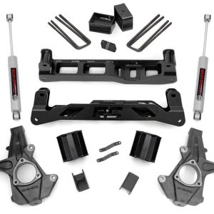 Rough Country 5 Inch Lift Kit Cast Steel Chevy/GMC 1500 2WD (14-17)