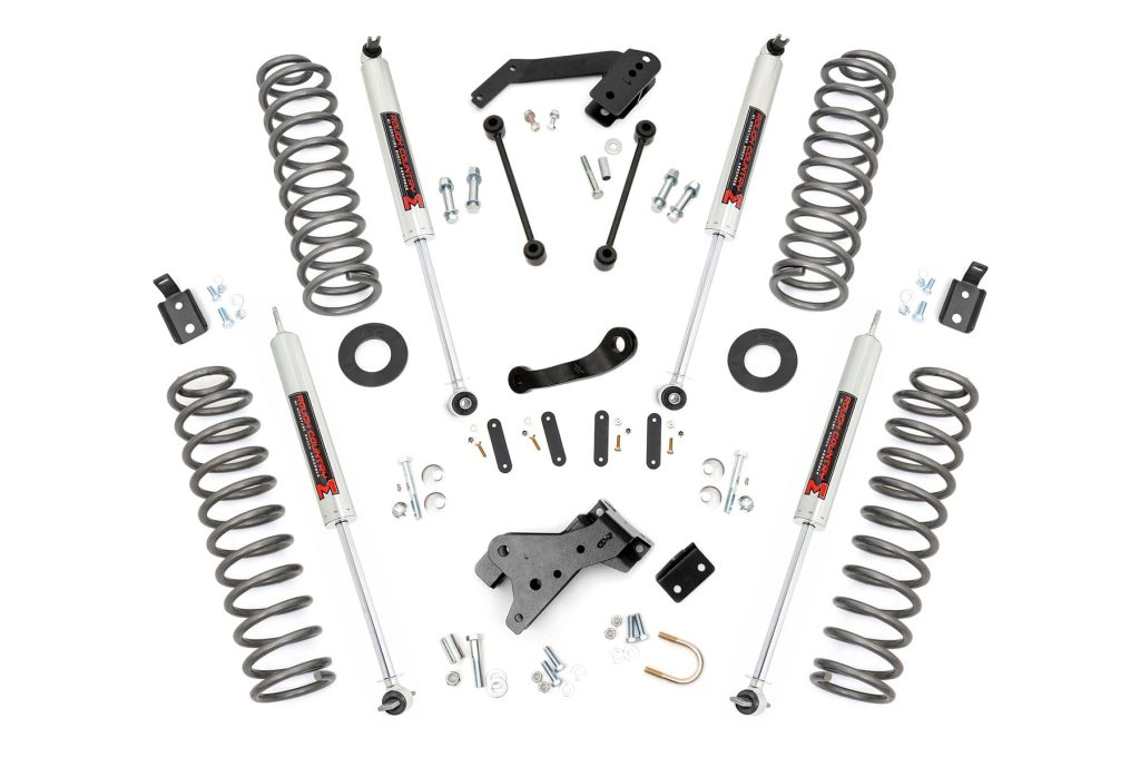 Rough Country 4 Inch Lift Kit M1 Jeep Wrangler JK 4WD (2007-2018)