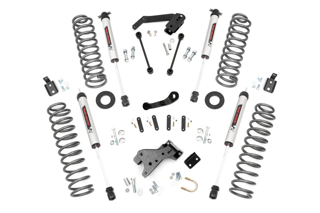 Rough Country 4 Inch Lift Kit V2 Jeep Wrangler Unlimited 2WD/4WD (2007-2018)
