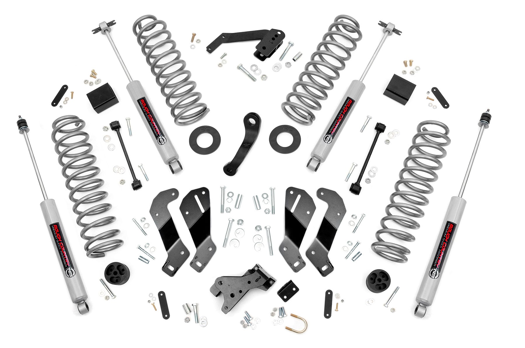 Rough Country 3.5 Inch Lift Kit Jeep Wrangler JK 4WD (2007-2018)