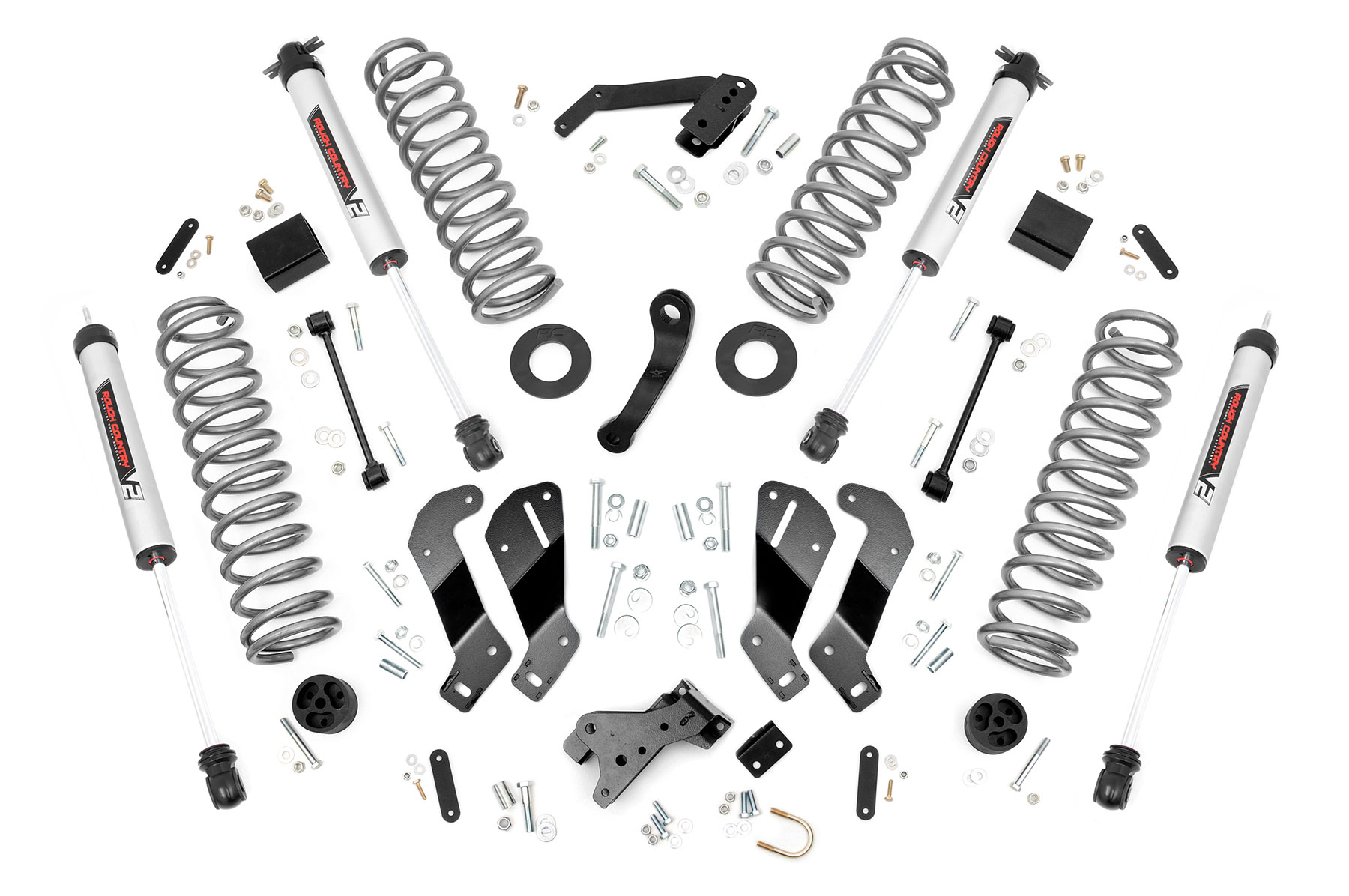Rough Country 3.5 Inch Lift Kit V2 Jeep Wrangler Unlimited 2WD/4WD (2007-2018)
