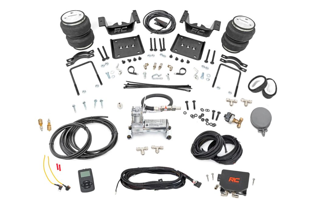 Rough Country Air Spring Kit w/compressor Wireless Controller Chevy/GMC 1500 (07-18 & Classic)