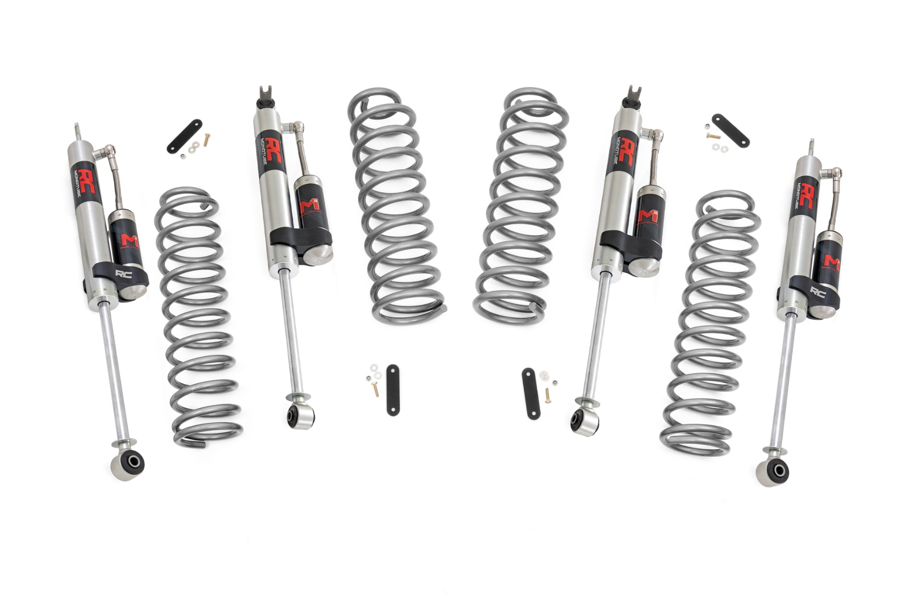Rough Country 2.5 Inch Lift Kit Coils M1R Jeep Wrangler JK 4WD (2007-2018)