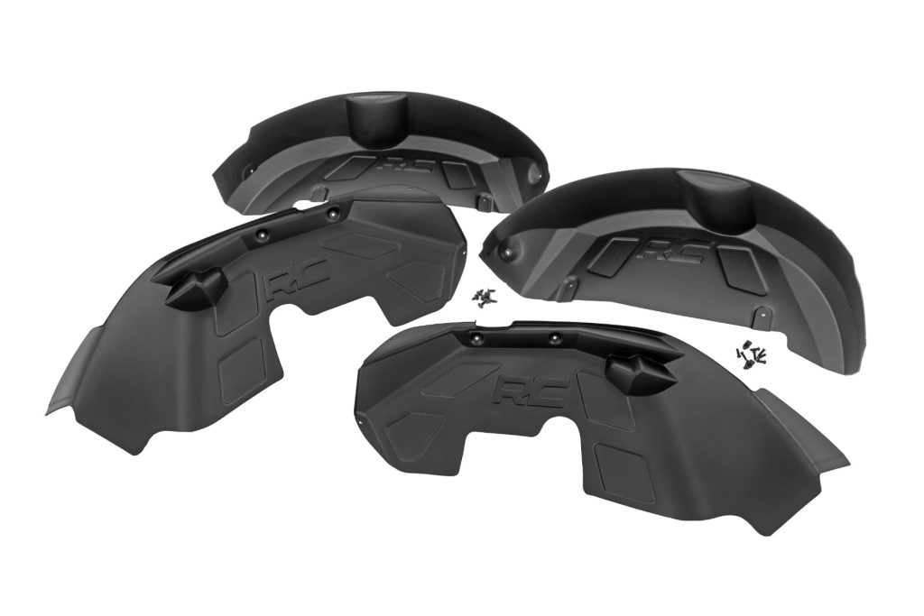 Rough Country Wheel Well Liners Front & Rear Jeep Wrangler Unlimited 2WD/4WD (2007-2018)