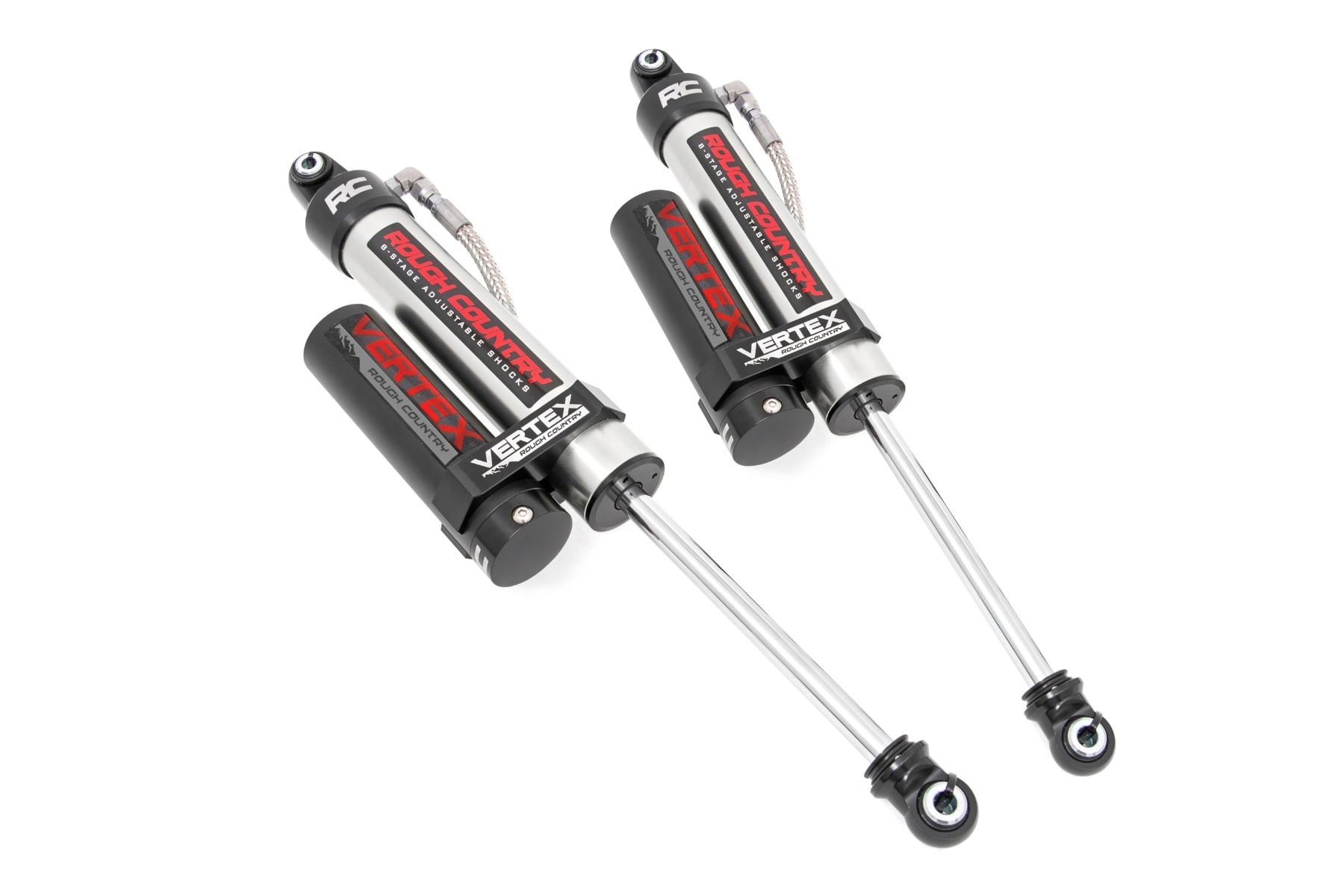 Rough Country Vertex 2.5 Reservoir Rear Shocks 5.5-7.5β³ Ram 1500 4WD (2009-2018 & Classic)