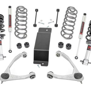 Rough Country 3.5 Inch Lift Kit M1 Struts Forged UCAs Chevy/GMC SUV 1500 2WD/4WD (2007-2020)