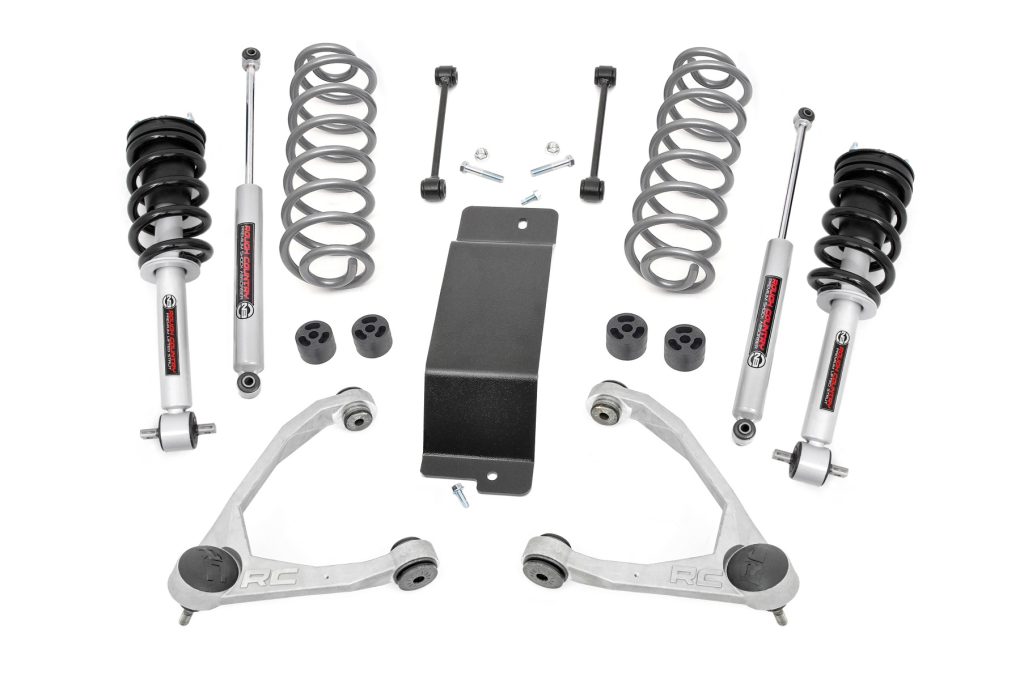 Rough Country 3.5 Inch Lift Kit N3 Struts Forged UCAs Chevy/GMC SUV 1500 (07-20)
