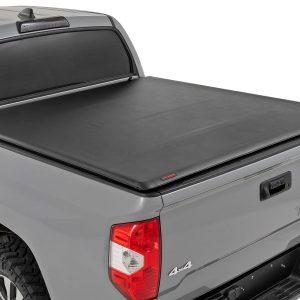 Rough Country Soft Roll Up Bed Cover 5β7β³ Bed Toyota Tundra 2WD/4WD (2007-2021)