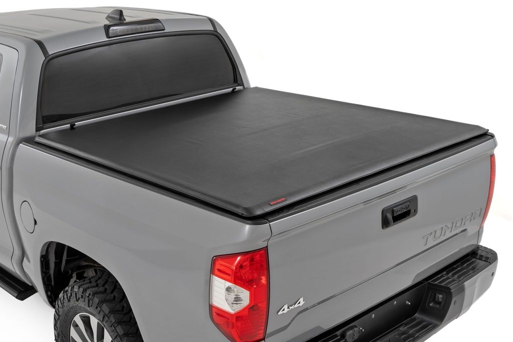 Rough Country Soft Roll Up Bed Cover 6β7 Bed Toyota Tundra 2WD/4WD (2007-2021)