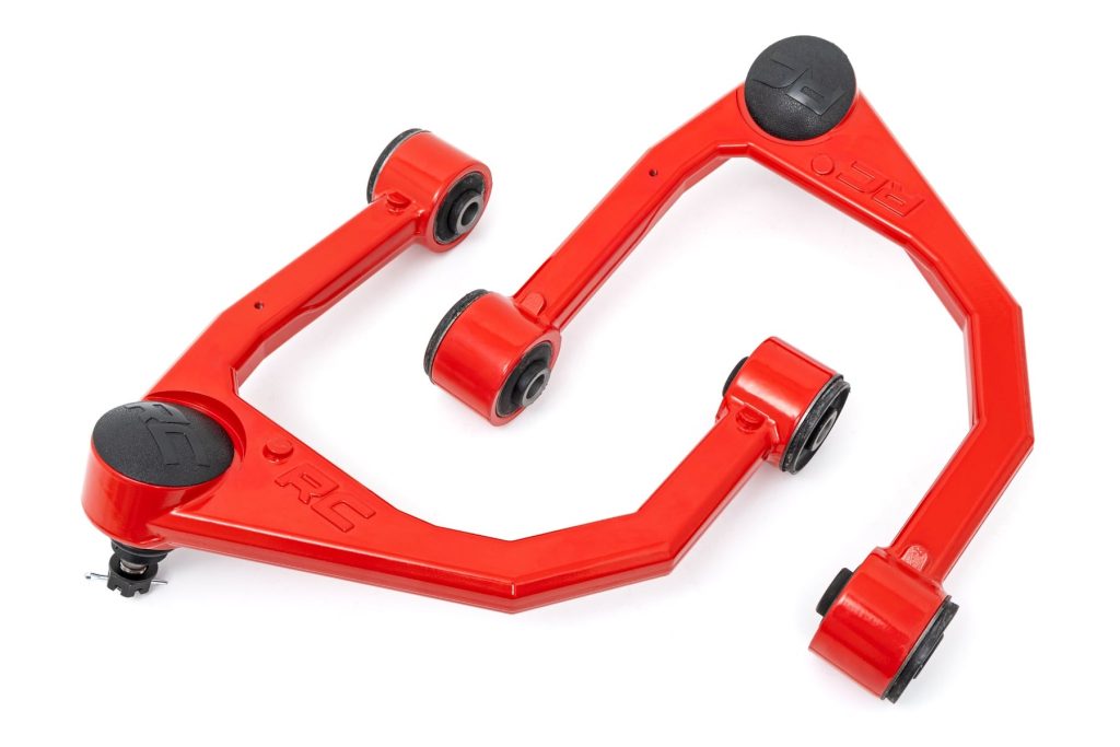 Rough Country Red Forged Upper Control Arms 3.5 Inch Lift Toyota Tundra 2WD/4WD (07-21)