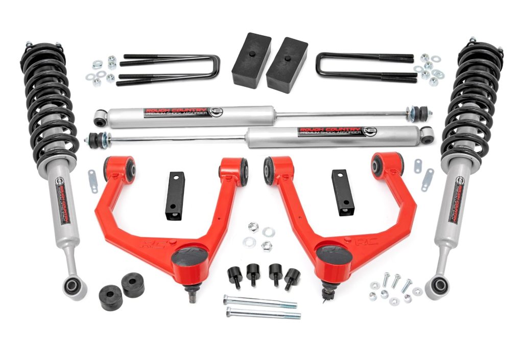 Rough Country 3.5 Inch Lift Kit N3 Struts Toyota Tundra 2WD/4WD (2007-2021)
