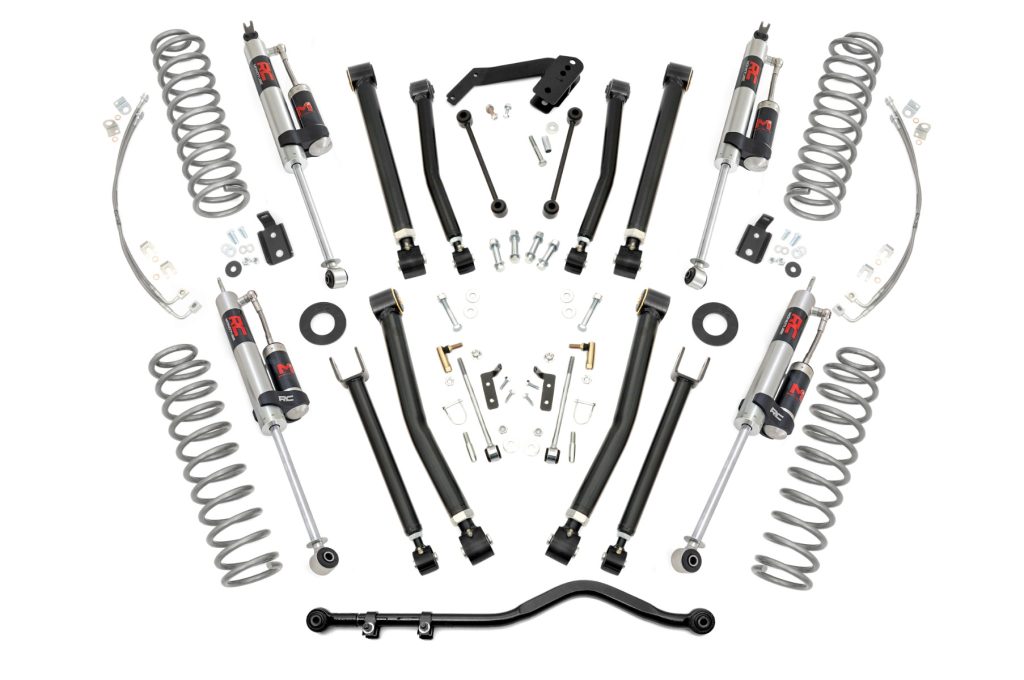 Rough Country 4 Inch Lift Kit X-Series M1R Jeep Wrangler JK 4WD (2007-2018)