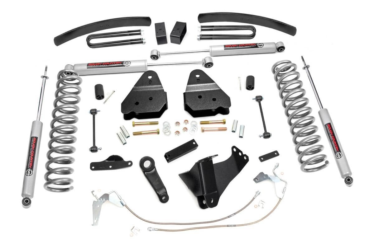 Rough Country 6 Inch Lift Kit Diesel Ford F-250/F-350 Super Duty 4WD (2008-2010)