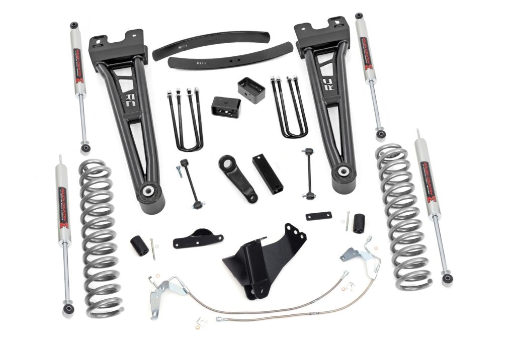 Rough Country 6 Inch Lift Kit Gas Radius Arm M1 Ford F-250/F-350 Super Duty (08-10)
