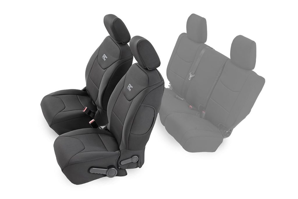 Rough Country Seat Covers Front Jeep Wrangler Unlimited 4WD (2013-2018)