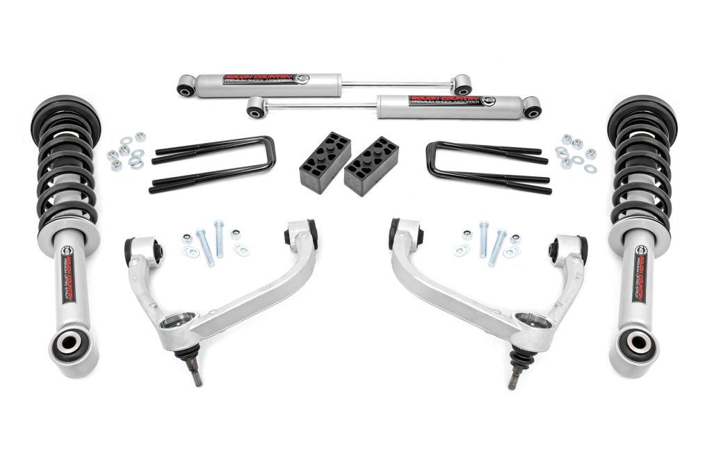 Rough Country 3 Inch Lift Kit N3 Struts Ford F-150 4WD (2009-2013)