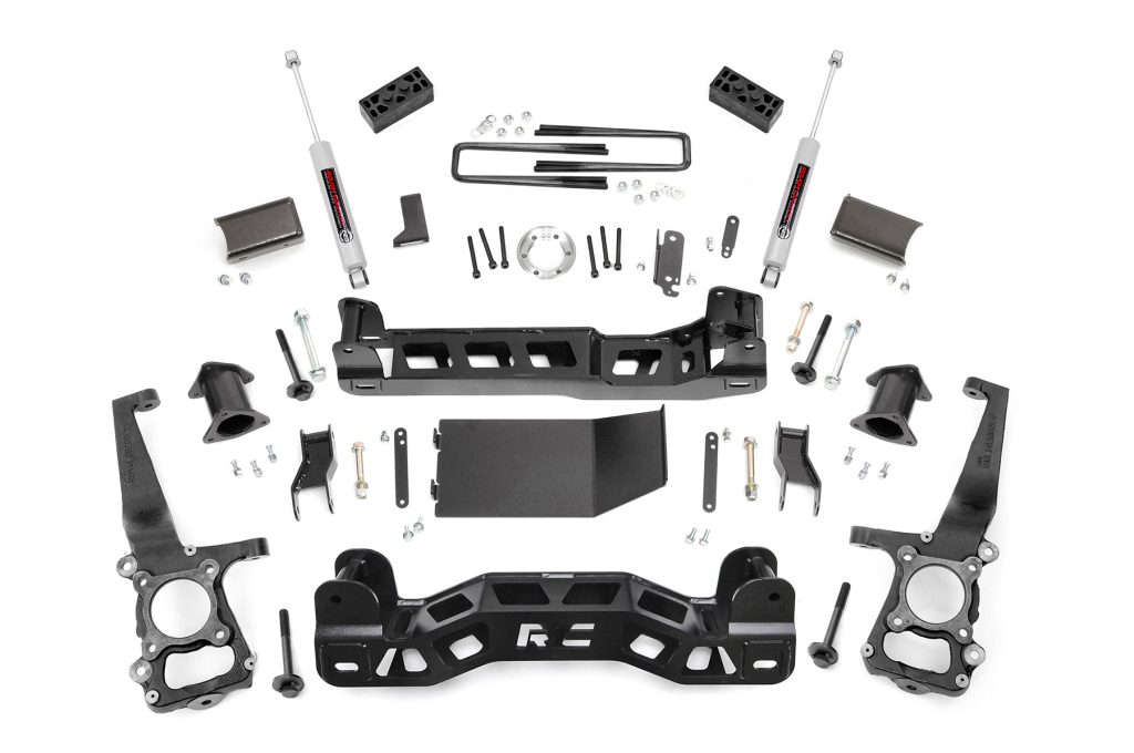Rough Country 4 Inch Lift Kit Ford F-150 4WD (2011-2013)