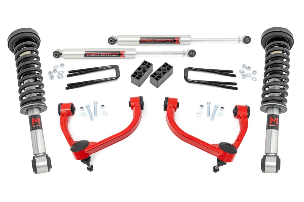 Rough Country 3 Inch Lift Kit M1 Struts Ford F-150 4WD (2009-2013)
