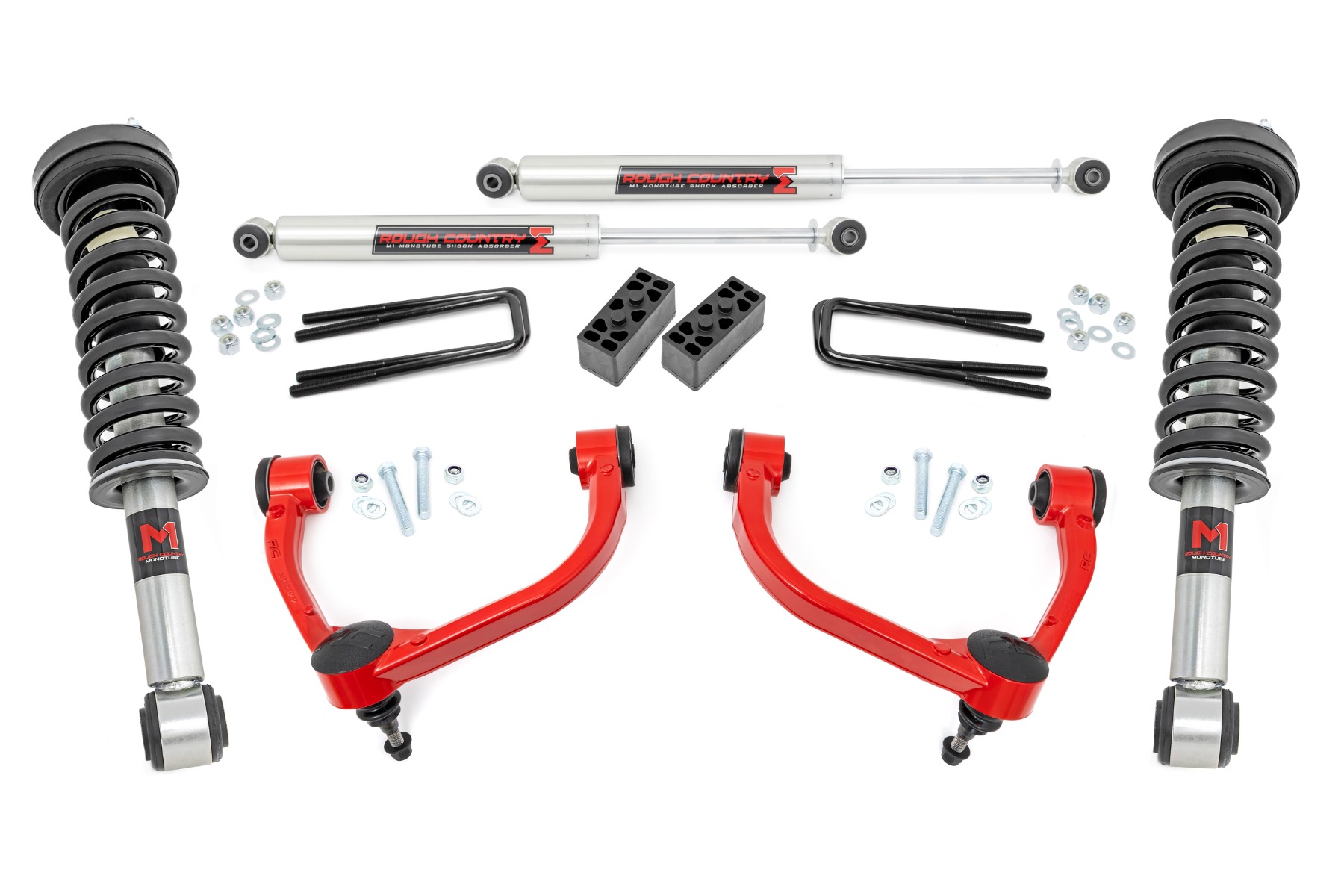 Rough Country 3 Inch Lift Kit M1 Struts Ford F-150 4WD (2009-2013)