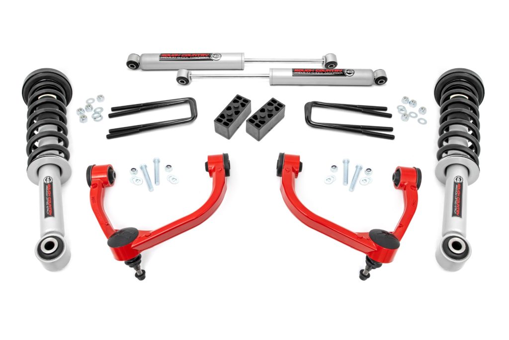 Rough Country 3 Inch Lift Kit N3 Struts Ford F-150 4WD (2009-2013)