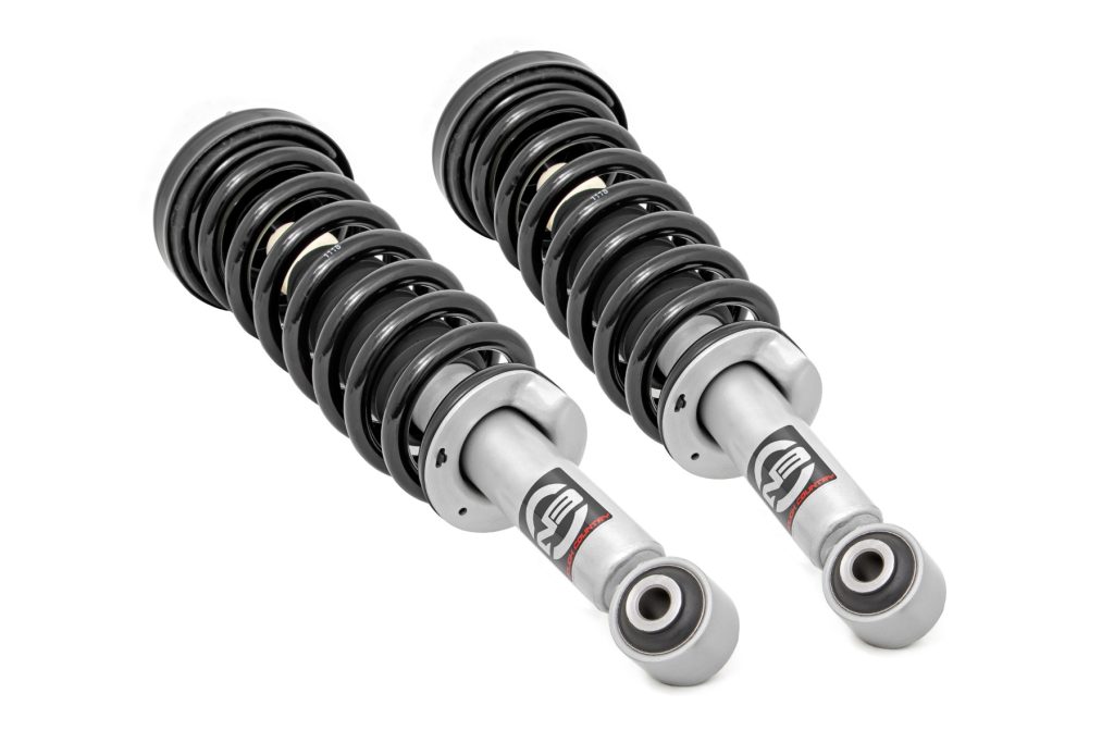 Rough Country Loaded Strut Pair Stock Ford F-150 2WD (2009-2013)
