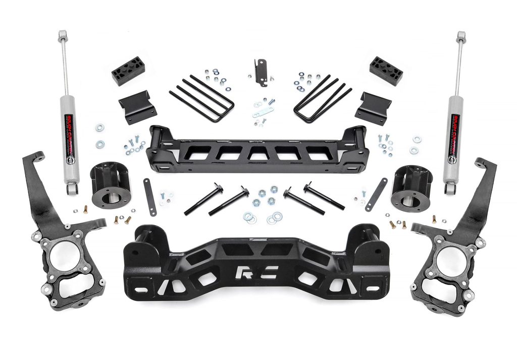 Rough Country 4 Inch Lift Kit Ford F-150 2WD (2011-2014)