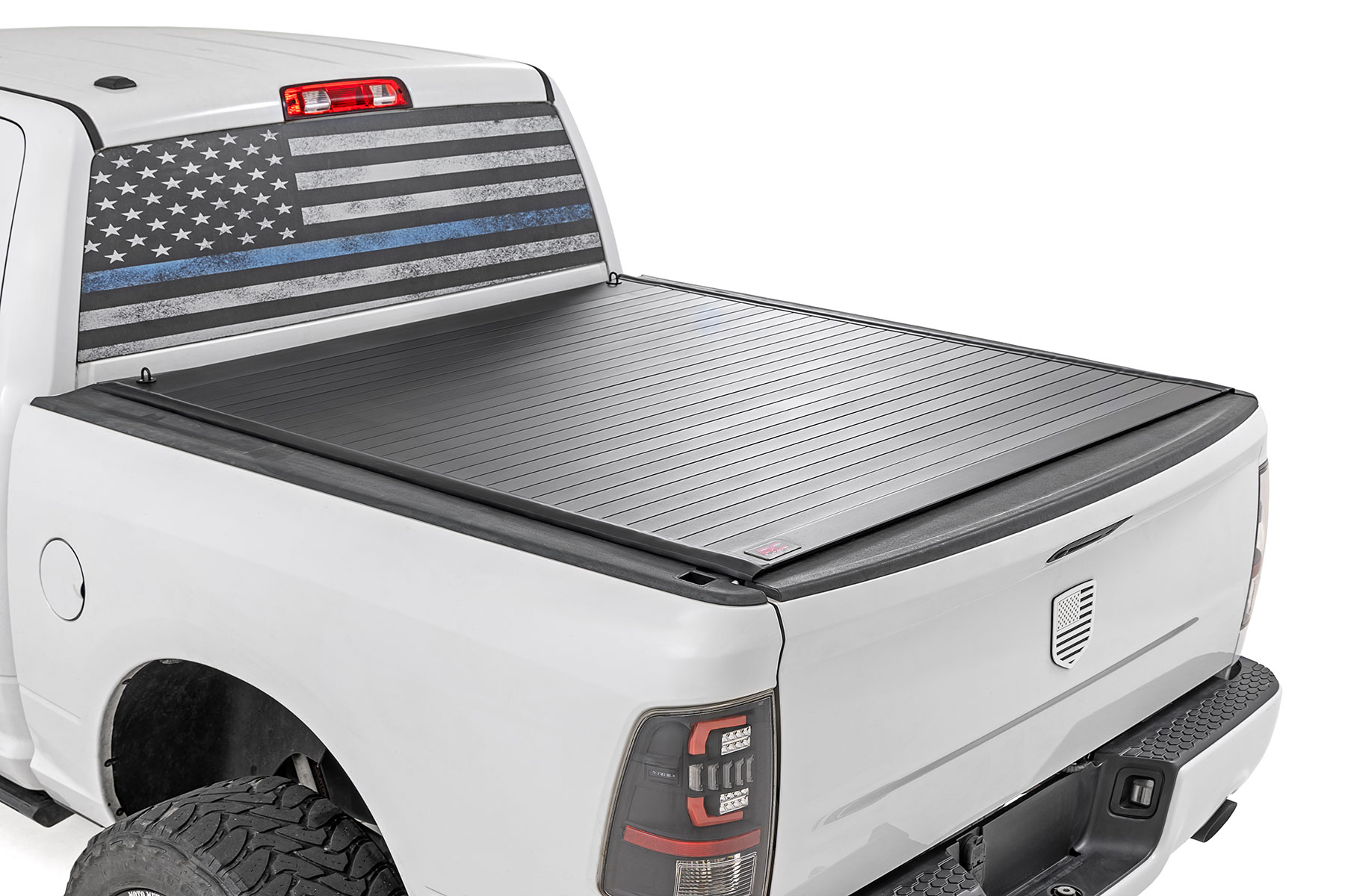 Rough Country Hard Roll Up Bed Cover 5β7β³ Bed Ram 1500 (09-18)/2500 (09-26)