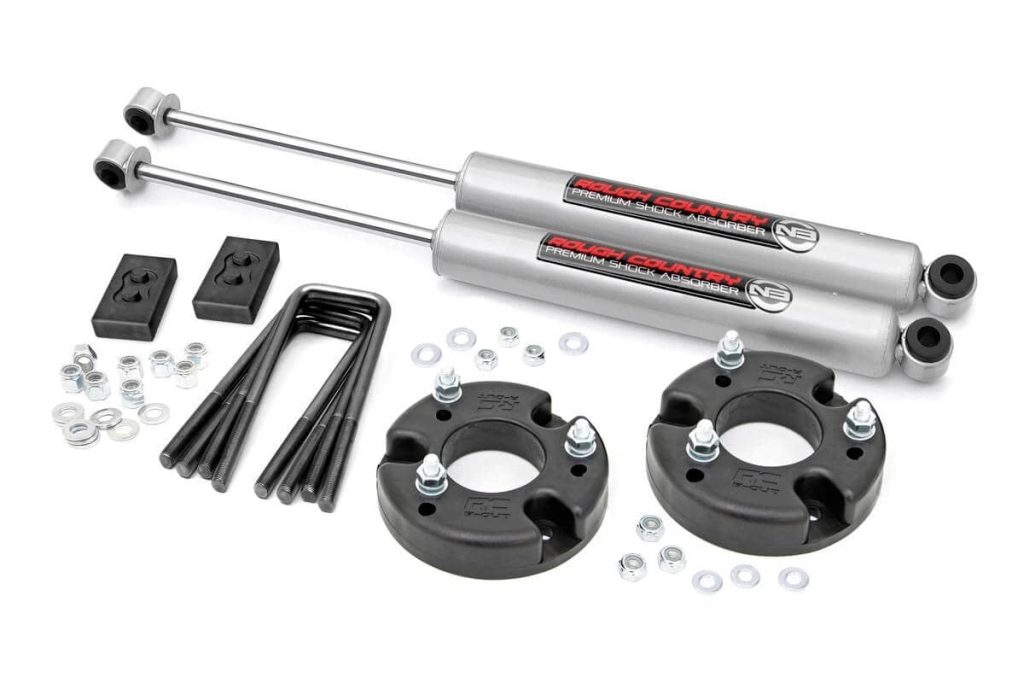Rough Country 2 Inch Lift Kit Molded RR N3 Ford F-150 2WD/4WD (2021-2026)