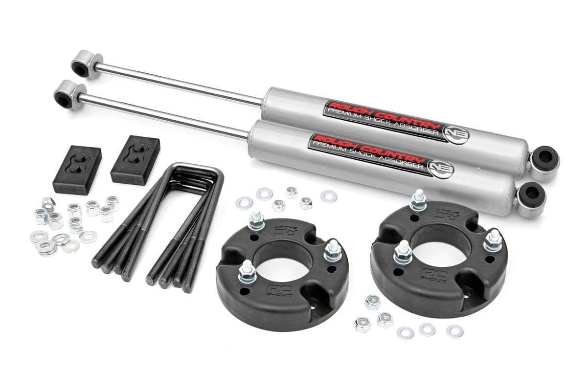Rough Country 2 Inch Lift Kit Molded RR N3 Ford F-150 2WD/4WD (2021-2026)
