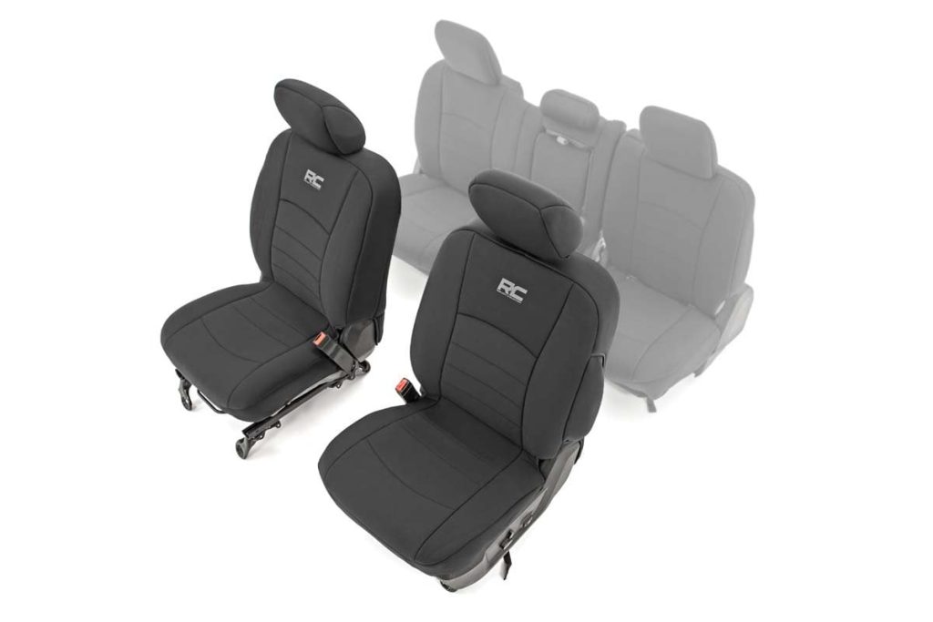 Rough Country Seat Covers Bucket Seats FR Ram 1500 2WD/4WD (2019-2026)
