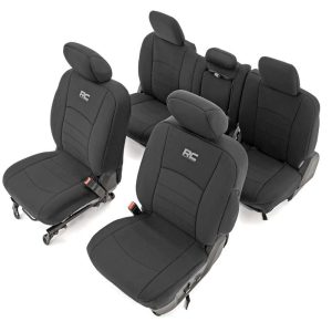 Rough Country Seat Covers Bucket Seats FR & RR Ram 1500 2WD/4WD (2019-2026)