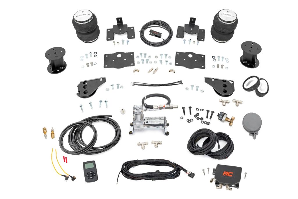 Rough Country Air Spring Kit w/compressor Wireless Controller 6 Inch Lift Kit Ram 1500 (10-18 & Classic)