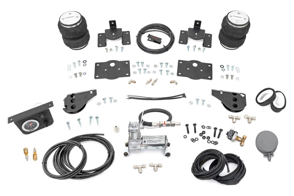 Rough Country Air Spring Kit w/compressor Ram 1500 2WD/4WD (2009-2018 & Classic)