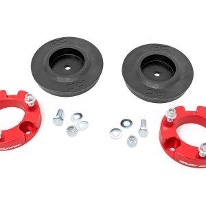 Rough Country 2 Inch Lift Kit Red Spacers Toyota 4Runner 2WD/4WD (2010-2024)