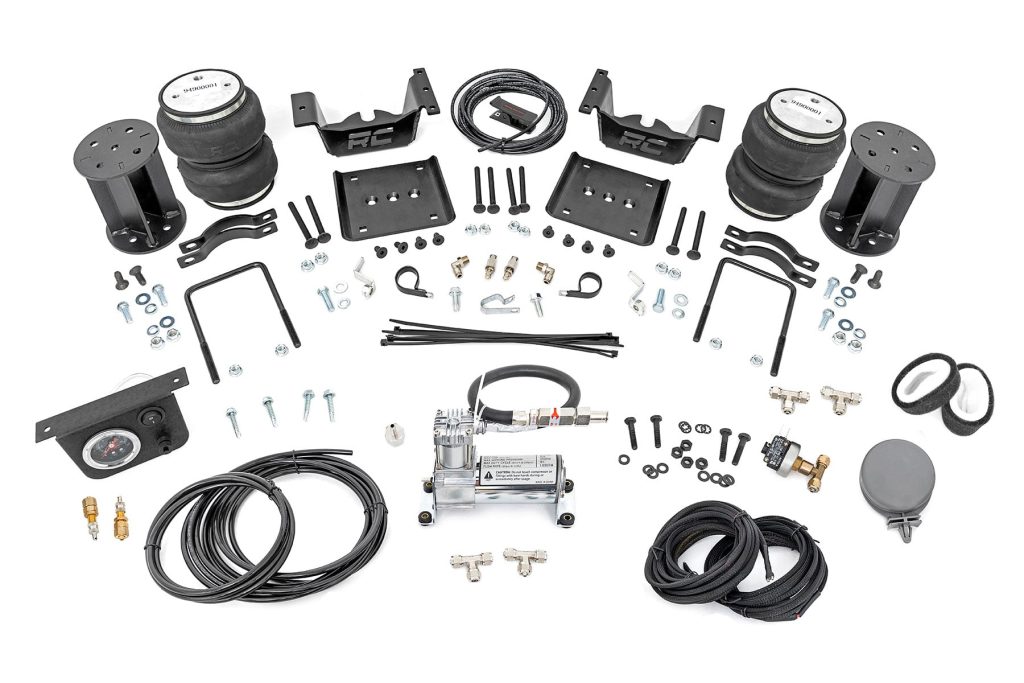 Rough Country Air Spring Kit w/compressor 6-7.5 Inch Lift Kit Chevy/GMC 1500 (07-18 & Classic)