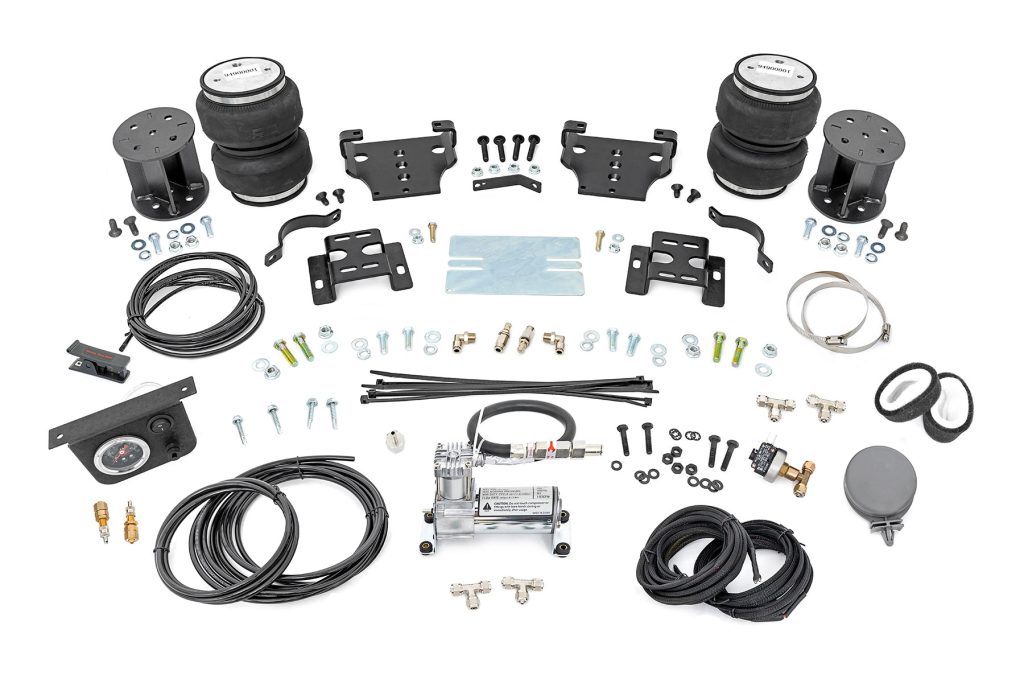 Rough Country Air Spring Kit w/compressor 6 Inch Lift Kit Chevy/GMC 2500HD (01-10)