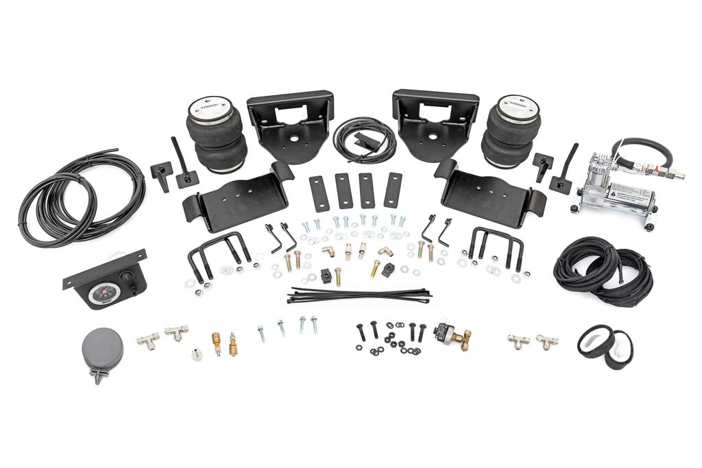 Rough Country Air Spring Kit w/compressor 0-6″ Lifts Ford F-150 4WD (2004-2014)