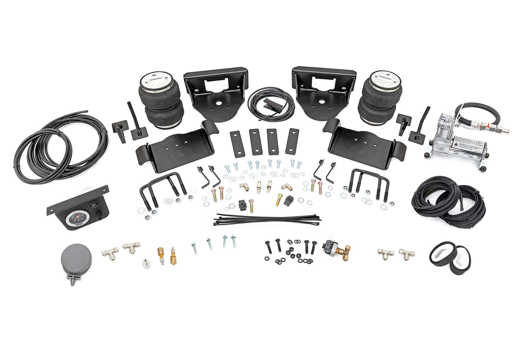 Rough Country Air Spring Kit w/compressor 0-6β³ Lifts Ford F-150 4WD (2004-2014)