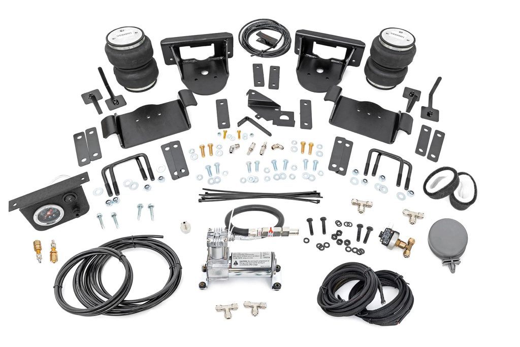 Rough Country Air Spring Kit w/compressor 0-6β³ Lifts Ford F-150 4WD (2021-2026)