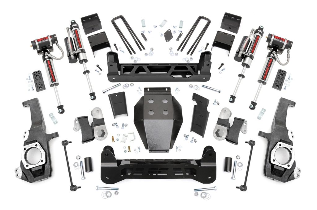 Rough Country 5 Inch Lift Kit NTD Vertex Shocks w/ Overloads Chevy/GMC 2500HD/3500HD (20-26)