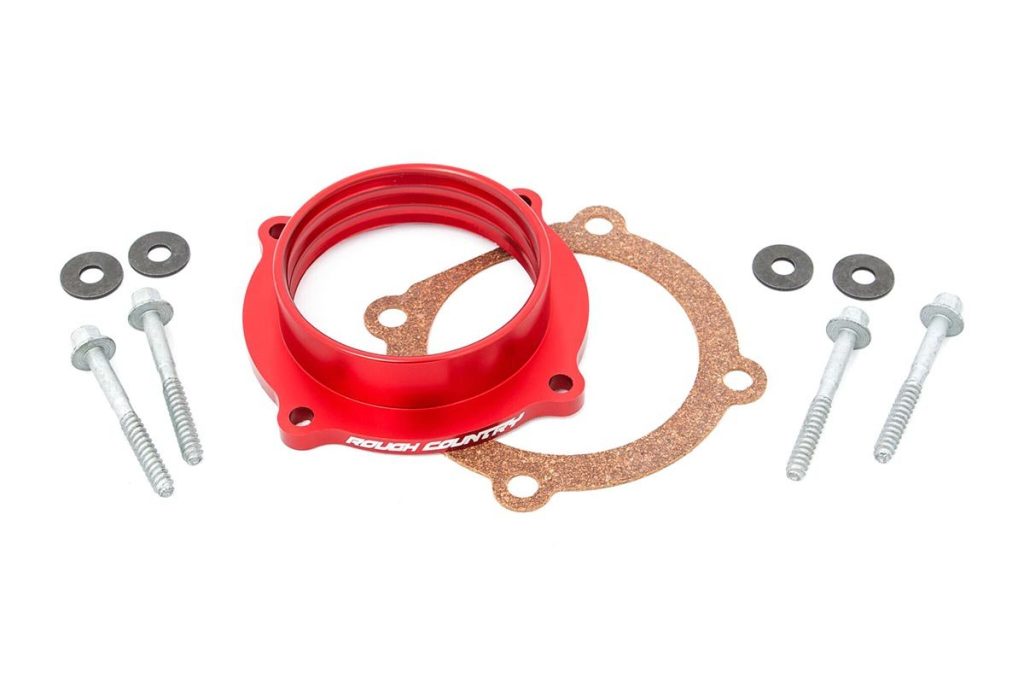 Rough Country 3.6L Throttle Body Spacer Kit Jeep Gladiator JT/Wrangler JK & JL/Wrangler Unlimited 4WD
