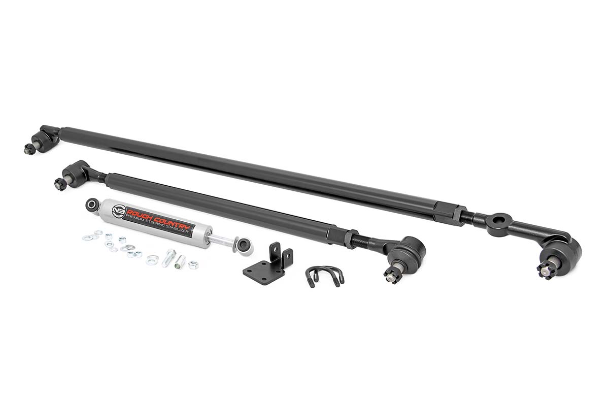 HD Steering Kit | Stabilizer Combo | Jeep Cherokee XJ/Comanche MJ/Wrangler TJ β Rough Country