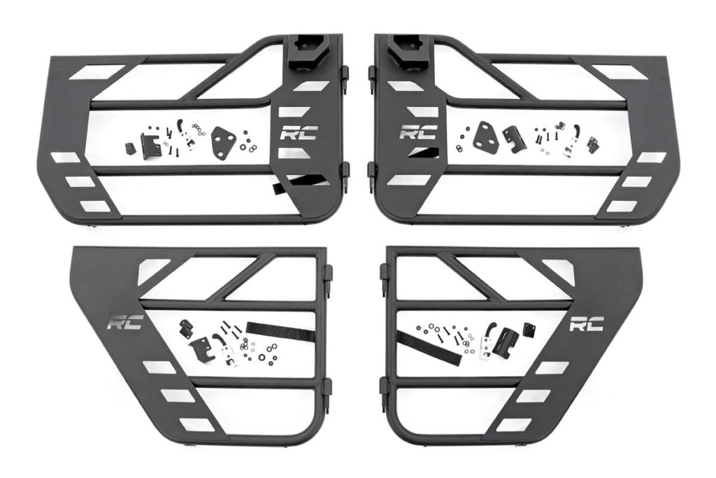 Rough Country Tubular Doors Front and Rear Jeep Gladiator JT/Wrangler JL 4WD (18-26)