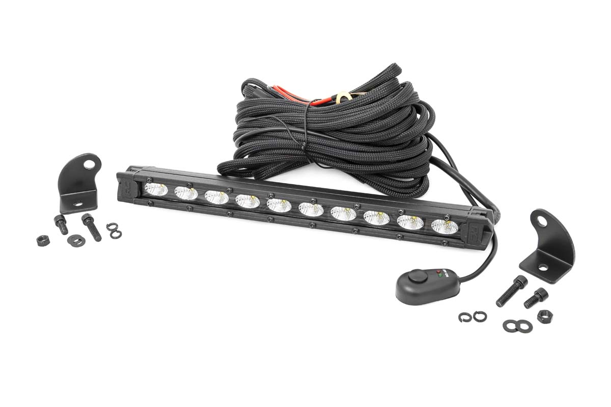 Rough Country 10 Inch Black Series LED Light Bar Slim Line