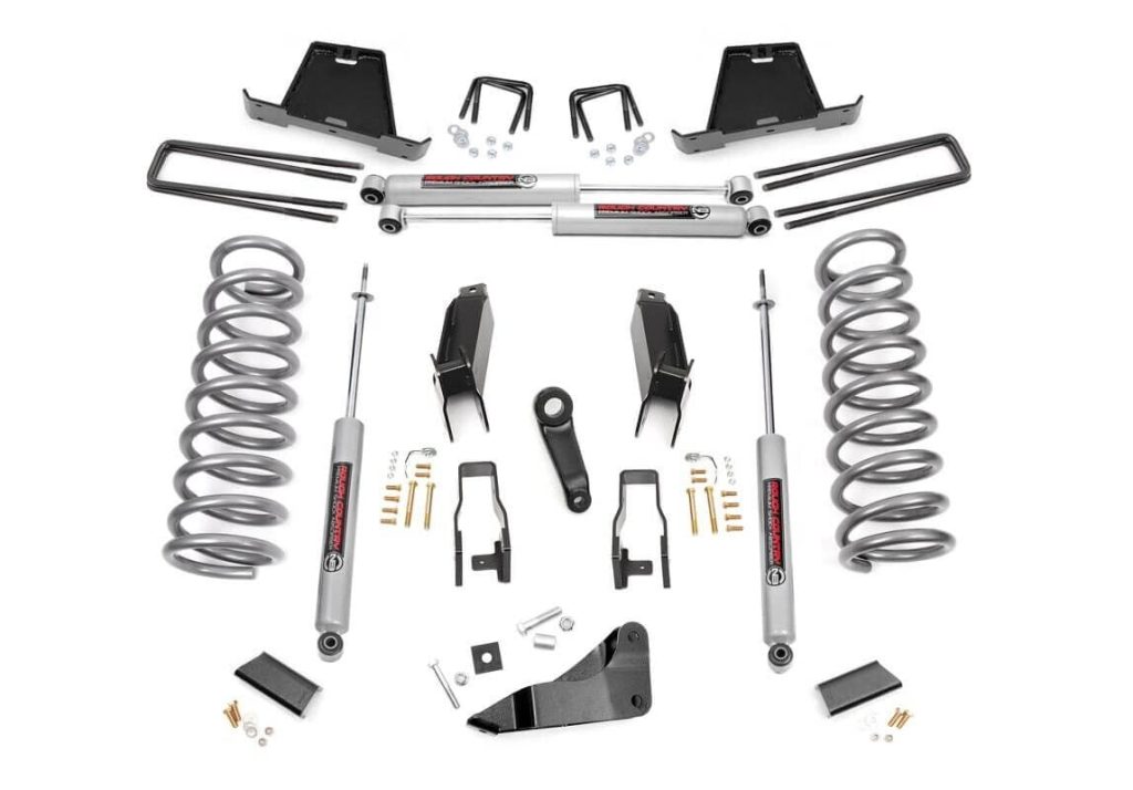 Rough Country 5 Inch Lift Kit Ram 2500 Mega Cab (11-13)/3500 Mega Cab (11-12)