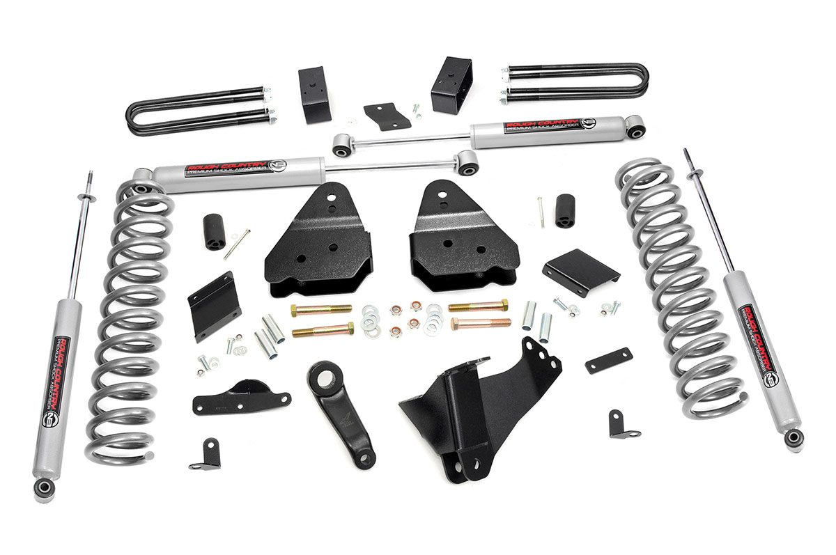 Rough Country 4.5 Inch Lift Kit No OVLD Ford F-250 Super Duty 4WD (2011-2014)